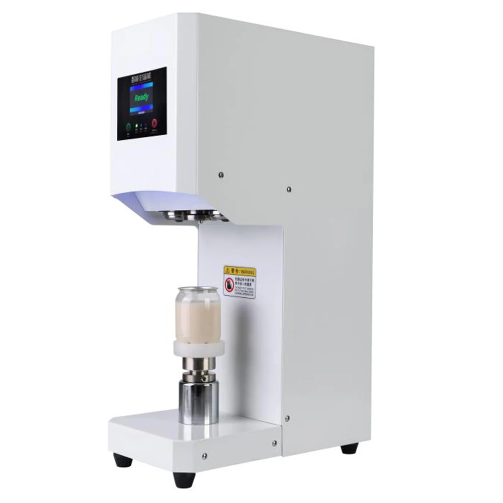 3S Commercial Automatic Intelligent Tin Can Sealing Machine Soda Sealer Cup Body Rotation Aluminum Beer Bottles PET Jar Seamers