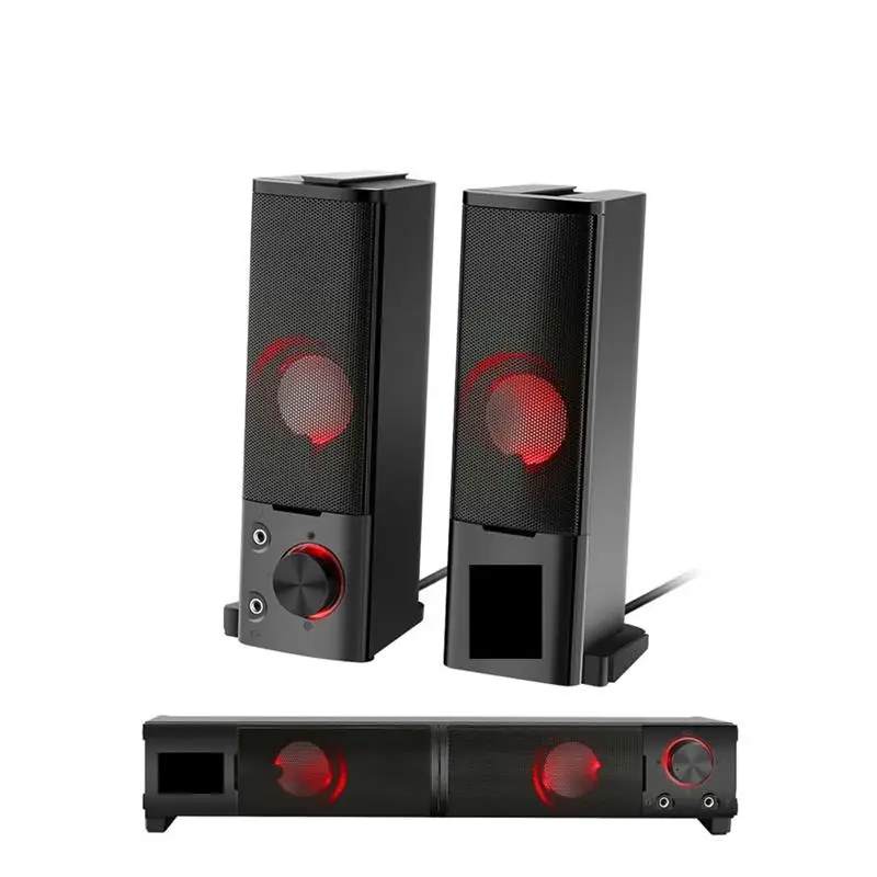 Redragon Orpheus GS550 Aux 3.5mm Stereo Surround Music Smart Speakers Column Sound Bar Computer PC Home Notebook TV Loudspeakers