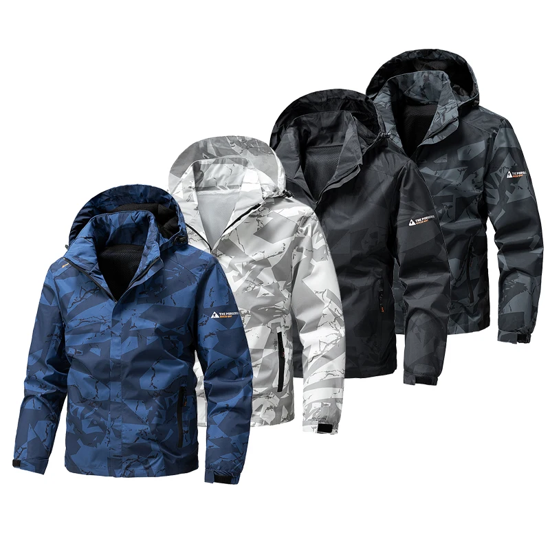 

Men's Autumn And Winter Outdoor Trench Coat Windproof Fishing Camping Hiking Trench Coat Hunting Mountaineering Tactical Jacket