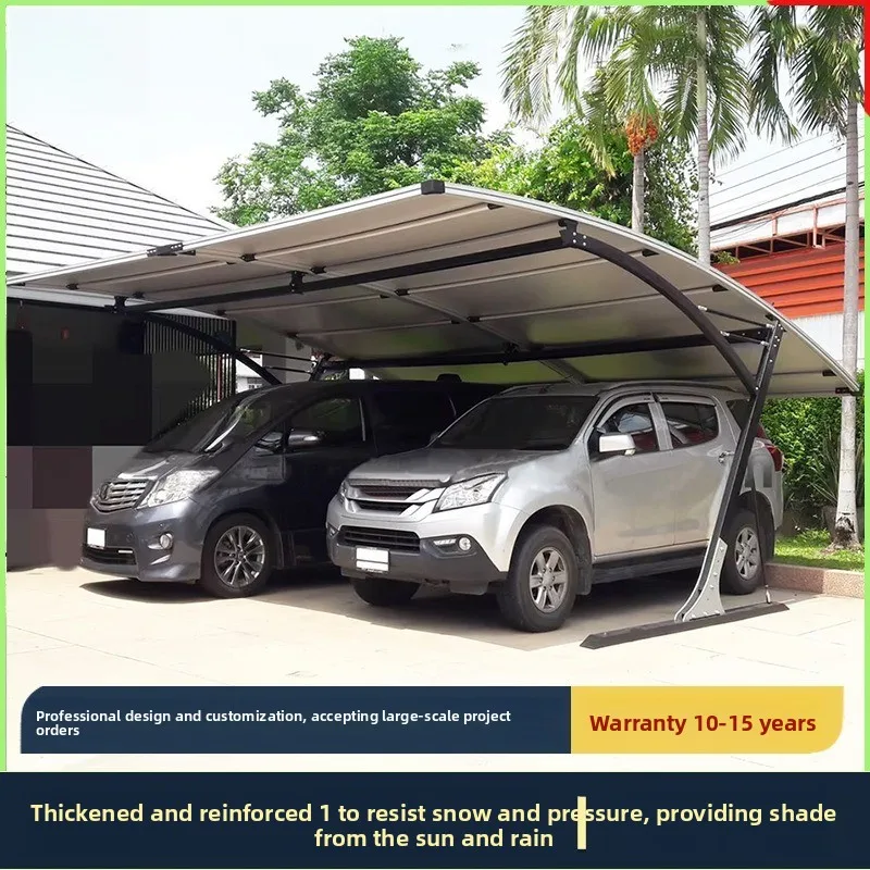 Car parking shed, household assembled aluminum alloy carport, movable sunshade canopy
