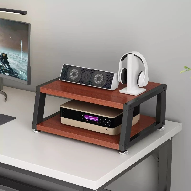 Desktop Audio Storage Rack Multi-layer Stand For Amplifier CD Player Decoder Headphone Organizer Holder Bracket