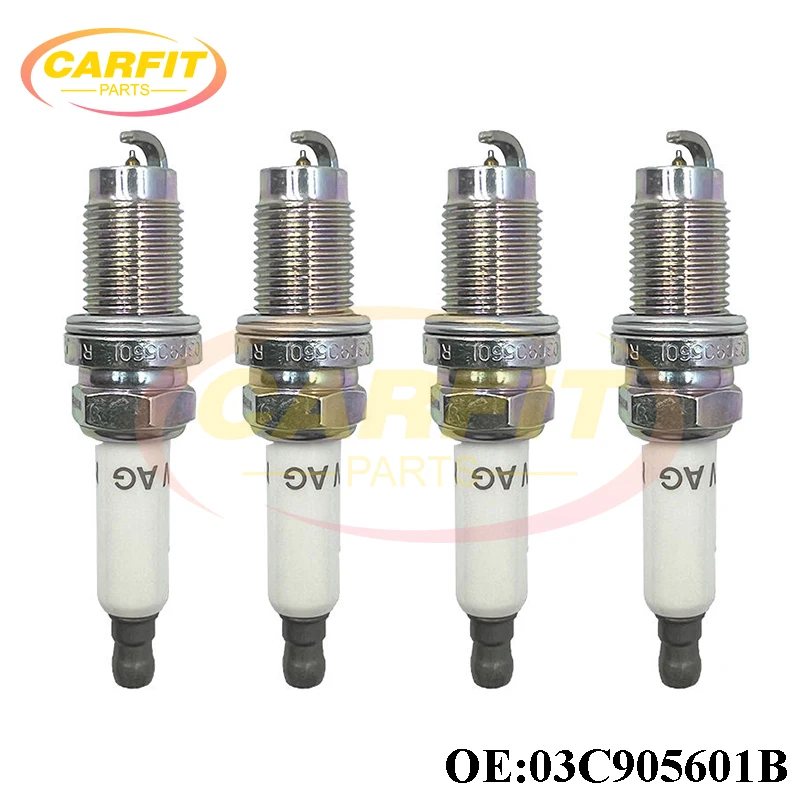 

OEM 03C905601B 03C905601A SIZFR6B8EG Iridium Spark Plug For Audi A1 A3 VW Passat Golf Polo Jetta Tiguan Seat Skoda Auto Parts