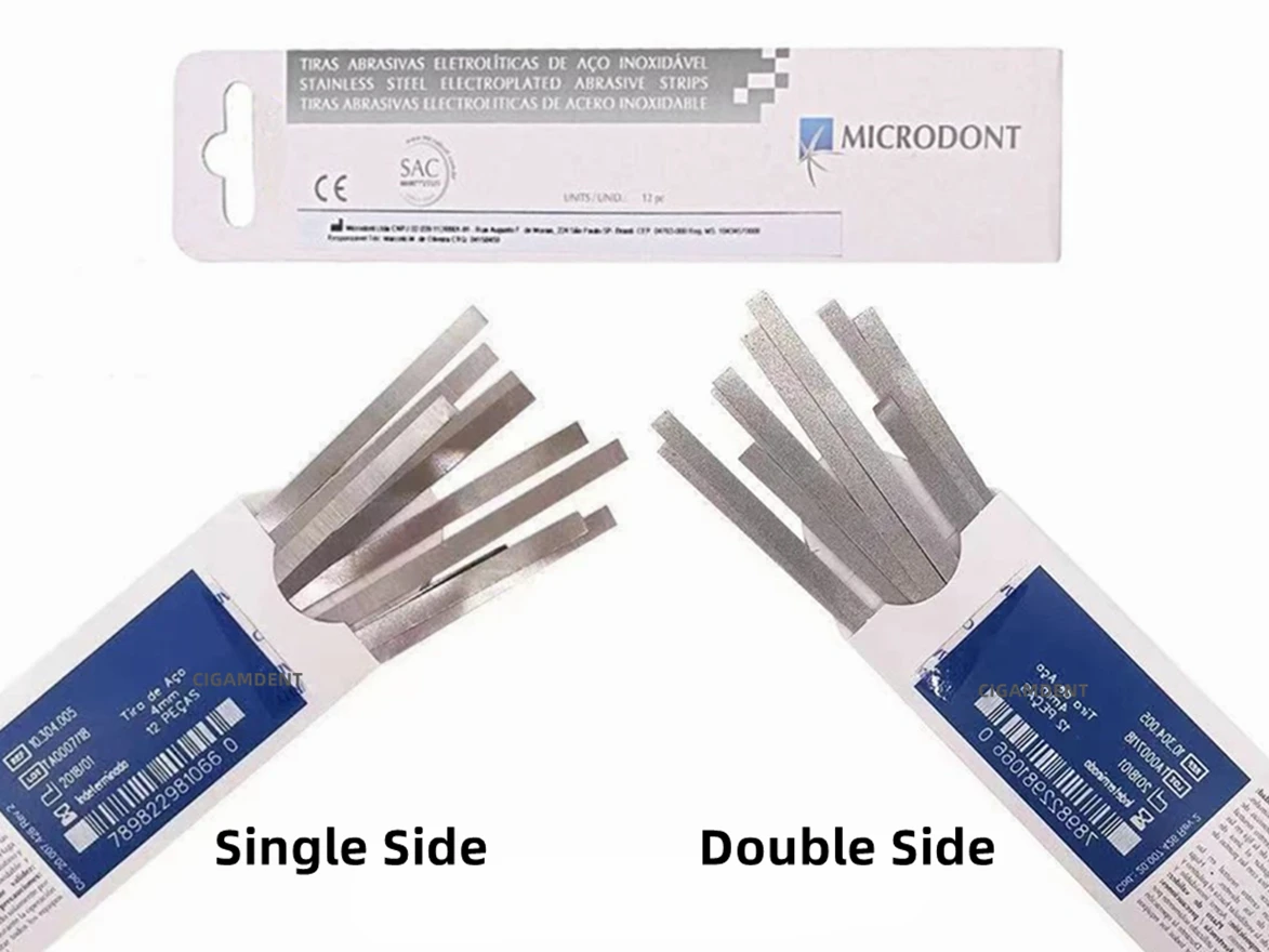 Dental Orthodontic Interproximal Enamel Reduction Automatic IPR Strips Dental Polishing Stick Strips Single/Double Side