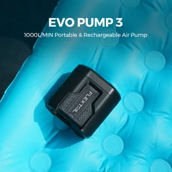 FLEXTAIL EVO PUMP 3 - 1000L/min Electric Air Pump, Quick Inflation & Deflation, Ideal for Air Mattress, Airbed, Boats