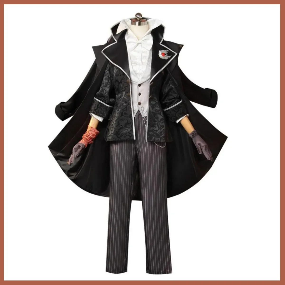 Game Identity ⅤFrederick Kreiburg Cosplay Costume The Forgotten George Reporter Uniform Outfit Man Halloween Christmas Suit