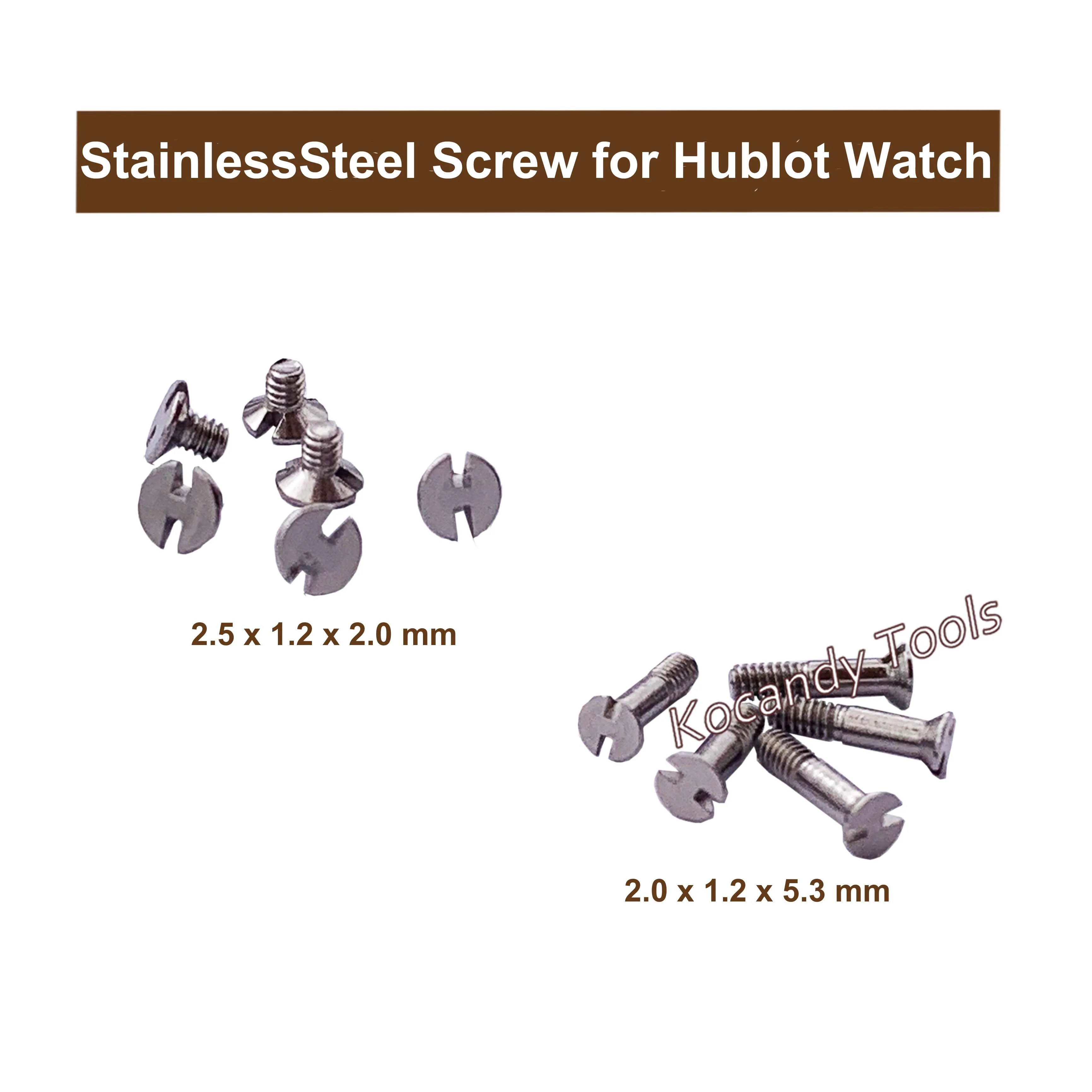 Stainless Steel Screws for Hublot Watch - Watch Repair Parts for Watchmakers