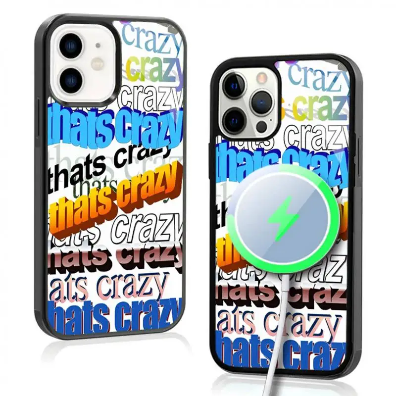 

That Crazy Phone Case For IPhone 11 12 13 14 15 Plus Pro Max Mirror Acrylic Cover For Magsafe Wireless Charging