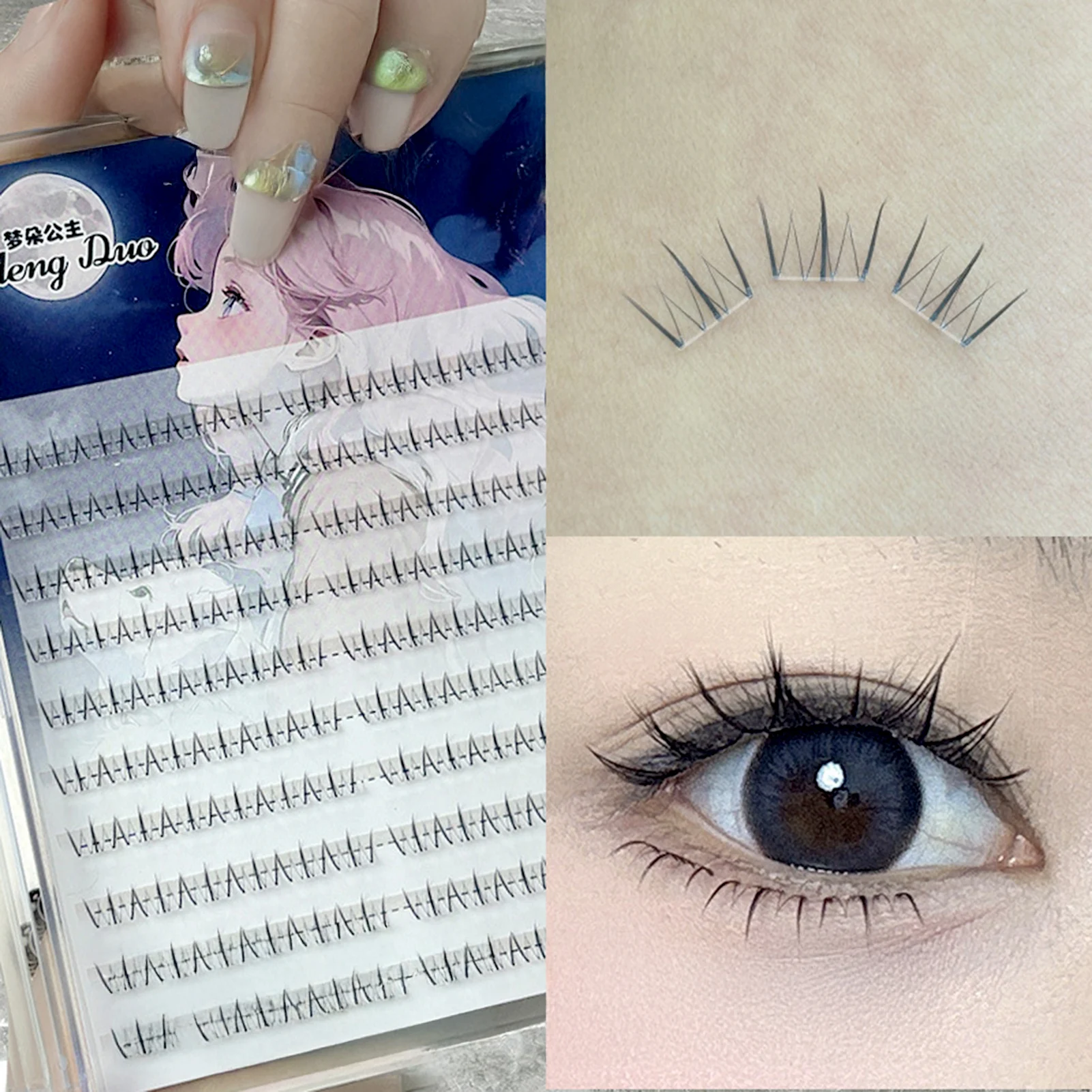 Premium Volume Long Lower Eyelashes Wispy Under False Lashes for Women and Girls Cosmetic Supplies