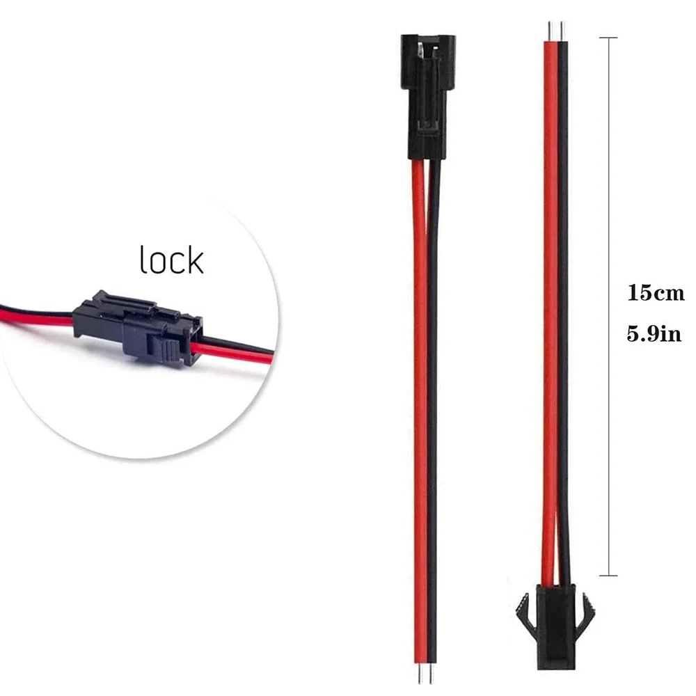 JST SM Male Female LED Extension Connector Cable Wires for 2835 WS2812B WS2811 LED Strip Light 2Pin 3Pin 4Pin 5Pin 6Pin Terminal view 3