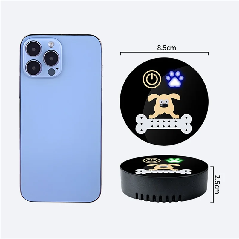 CQMF-Pet Small Electronic Deodorizer No Consumables, USB/Dry Battery Dual Power Supply, Built-In Deodorizing Chip Mode