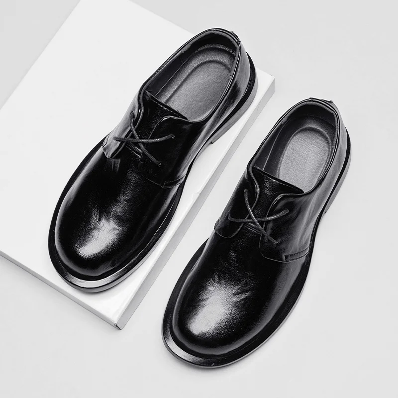 2023 S/A New British Classic Business Causal Leather Shoes For Men\'s Black Hombre Daily Teenagers Dress Banquet ceremony