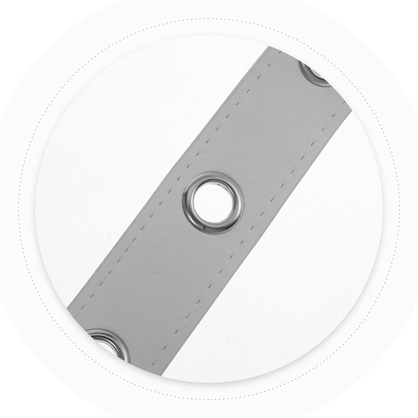 

Ring Decorative Round Hole Waist Belt Fashionable Dress Accessory Elegant Imitation Metal Buckle Corrosion