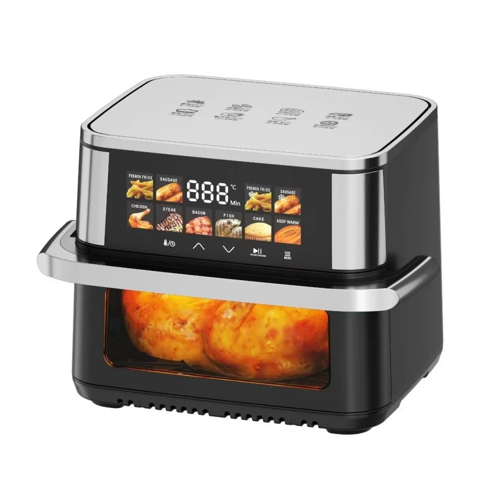 

Household Double Pot Stainless Steel Fryer Large Capacity Multifunctional Air Fryer