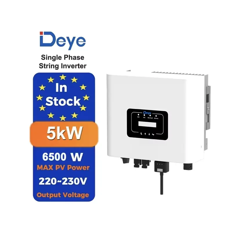Selling Deye 5kW Single Phase On-Grid String Inverter SUN-5K-G04 High Efficiency Solar Inverter for Home Use CE/FCC