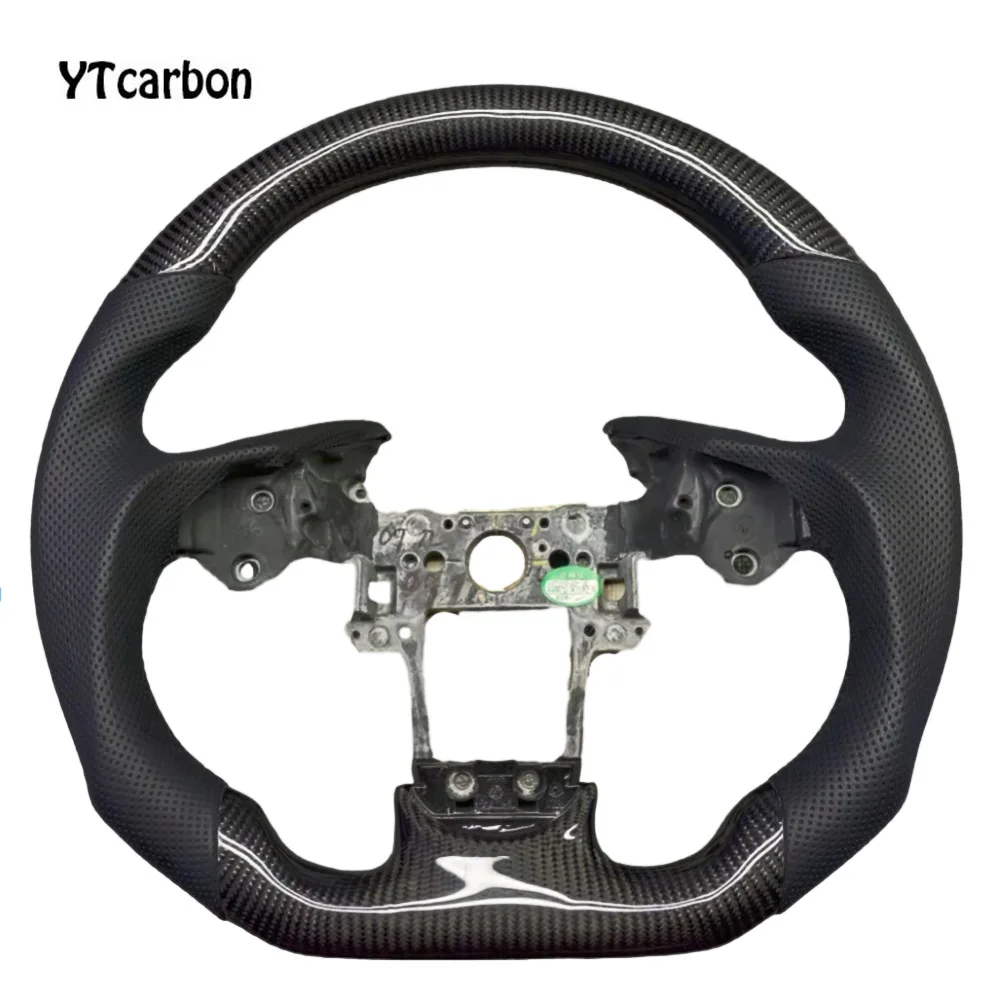 YTcarbon  Carbon fiber interior Customized Carbon Fiber Steering Wheel For Acura tl Steering Wheel