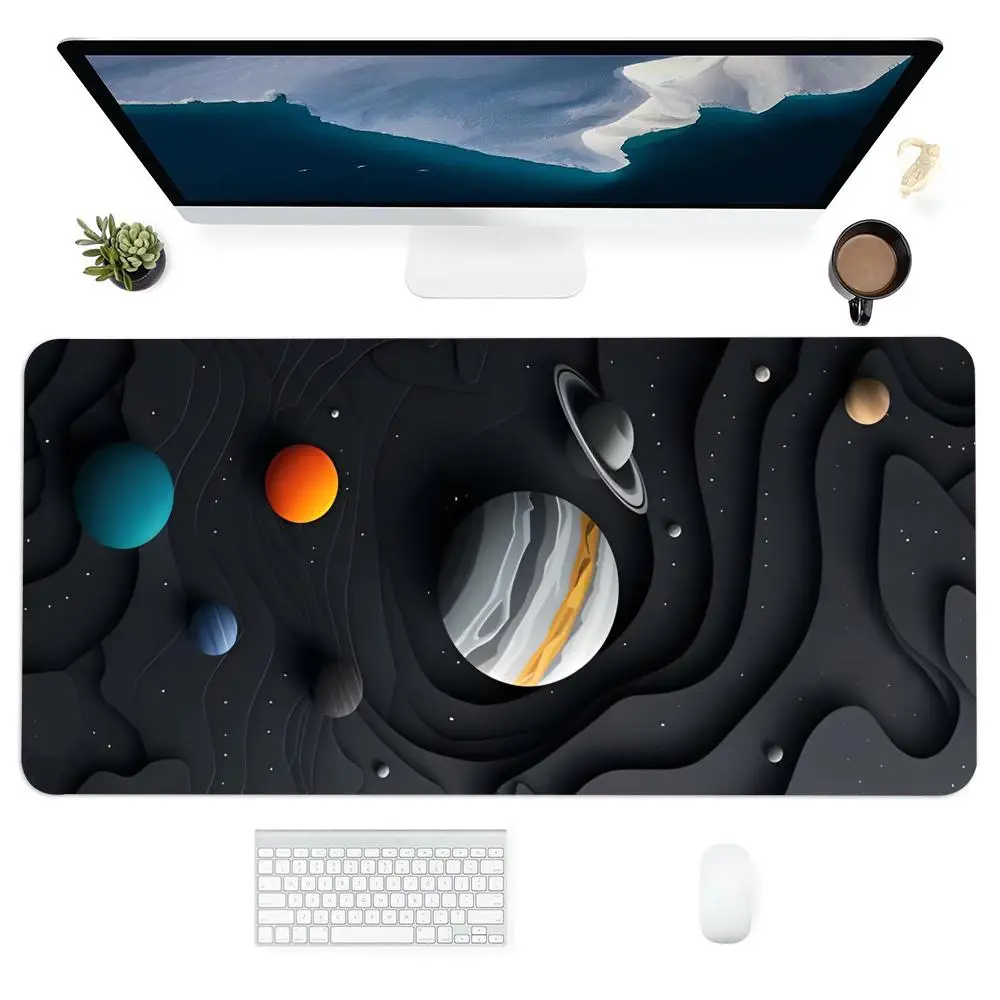

Starry planet Mouse Pad Large Gaming Non-slip Mousepad XXL Mousepads Laptop Tablet Mat Extended Pads Mini PC Playmat