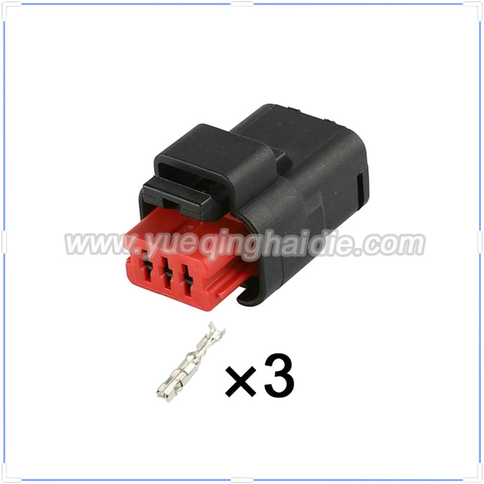 

3-Pin Connectors 1.5mm Female Connectors Automotive Cable Plug FCI Rail Pressure Sensor for Ford Peugeot Citroen 211PC032S2081