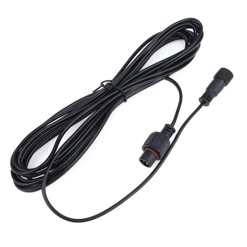 5M Low Frequency Universal Solar Spotlights Waterproof Cord Extension Cable 2Pin Male To Female Connector Floodlight Cable