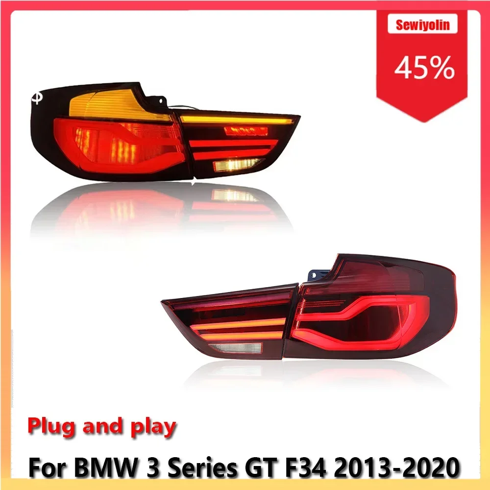 

Car Auto LED Tail Light Assemblies For BMW 3 Series GT F34 2013-2020 Auto Fog DRL Brake Turn Signal Lamp Plug And Play