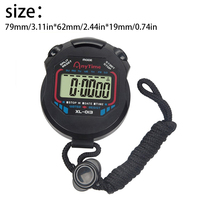 Professional Handheld Digital Stopwatch Timer for Outdoor Sports Training Chronograph Stop Watch Precision Timer 5/3/1pcs