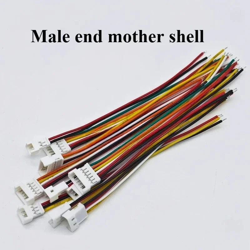 10PCS JST MX1.25 2-12Pin Air Docking Connector Draad 10/20/30cm 28AWG mannelijke/vrouwelijke paar plug Elektronische Draad 1.25mm Toonhoogte