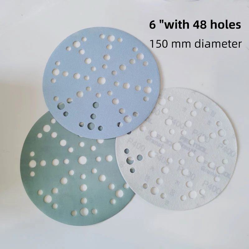 Original Genuine FESTOOL Sandpaper Dry Grinding 6 Inch 150 mm Grinding Industrial Household Flocking Dry Sanding Paper Sheet