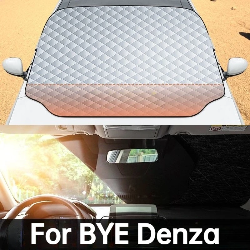 Car Windshield Anti-Snow Frost Sunshade For BYE Denza Leopard5 Leopard8  Ti3 Ti7 Shark Pickup Thermal Insulation Shield