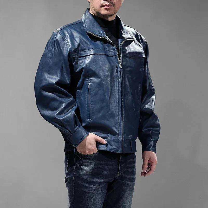New leather for men and women oversized plus-size flying
