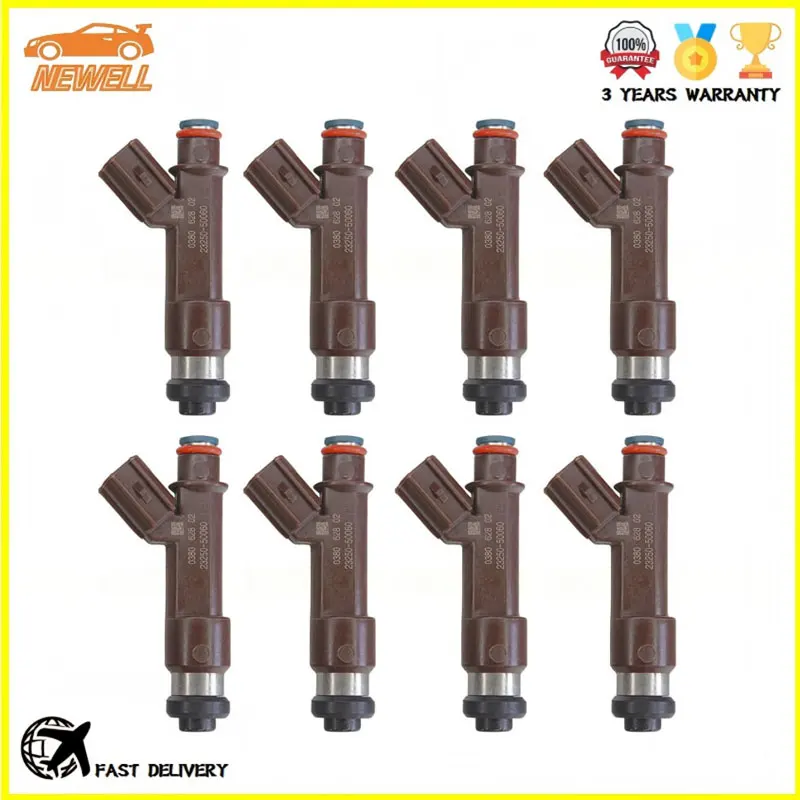 8pcs Fuel Injector 23209-50080 23250-50080 For Toyota 4Runner Tundra Sequoia Land Cruiser Lexus GX470 LX470 2005-2009 4.7L