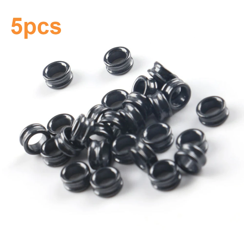 5pcs Ceramic Guide Rings For Fishing Rods Used In DIY Repair Projects With Groove Structure For Reliable Rod Fixing