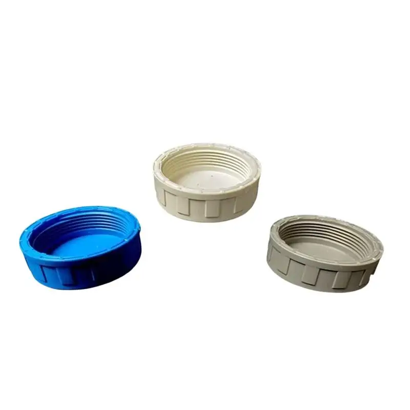 5pcs PVC Threaded Cap Round: Female Thread Hose Connector Rubber Seals 20mm/25mm/32mm Blanking