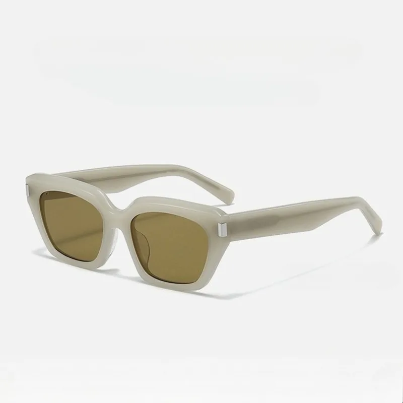 

Fashion High-end Acetate Cat Eye Frame Designer Men Sunglasses Modern Street Women Sunglasses Sun Protection UV400 Custom Logo
