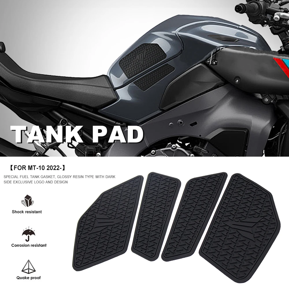 

Logo Protector Sticker Motorcycle Fuel Tank Pad Anti slip Stickers Knee Grip Side Decals For YAMAHA MT10 MT-10 mt10 2022 2023