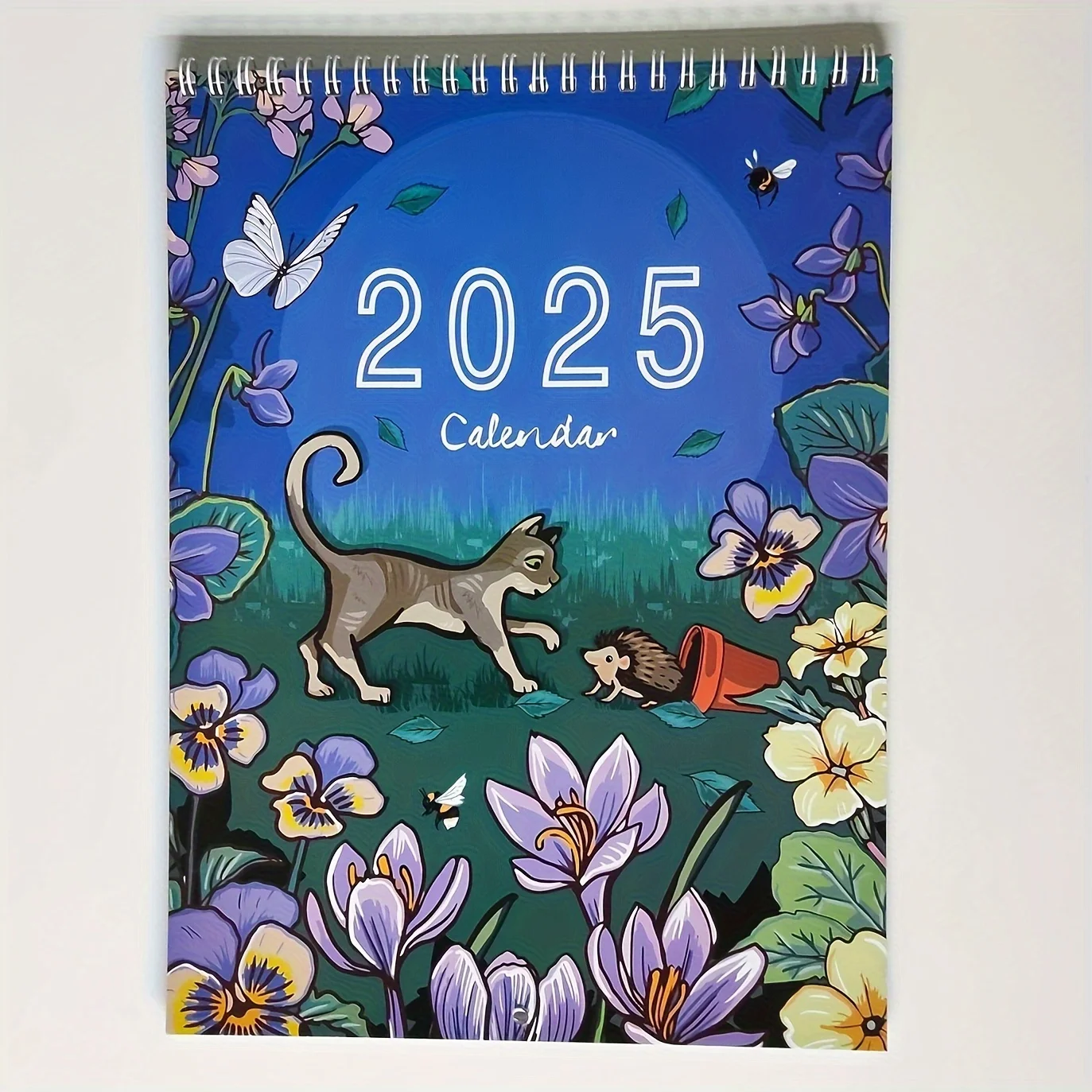 2025 Nature & Wildlife Art Wall Calendar - Monthly Planning Organizer with Sturdy Paper - Animal Illustrations for Scheduling