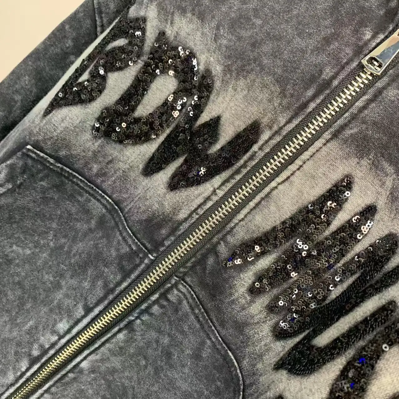 2025 Autumn Winter New Loose Cartoon Sweatshirts Women Fashion Heavy Embroidery Cartoon Hoodie Jacket Streetwear Women