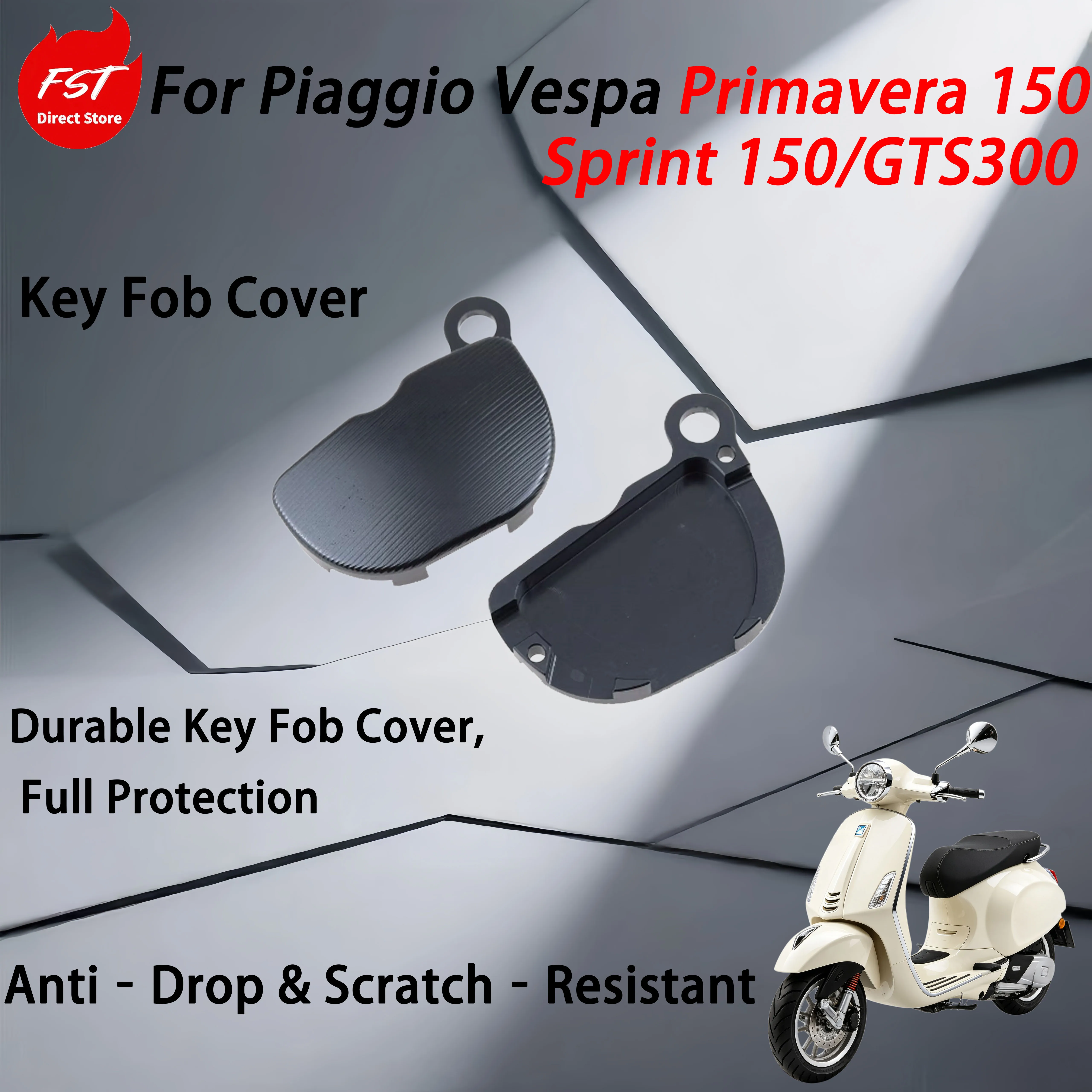 For Piaggio Vespa Primavera 150 / Sprint 150 / GTS300 key case, key cover, key ring, protection shell
