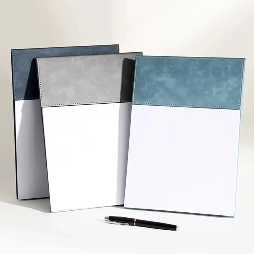 High Quality Suede File Folder A4 With Sticky Notes Clipboard Writing Pad Business Office