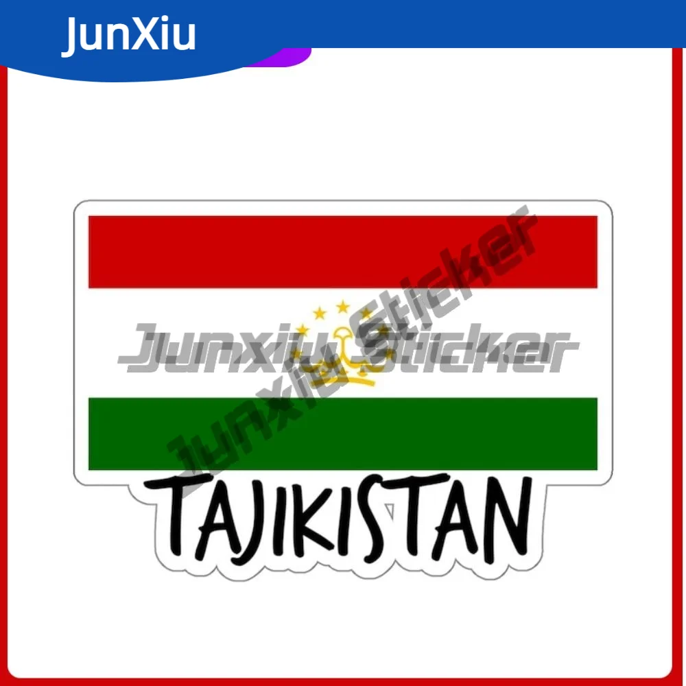 

Tajikistan Flag Travel Stickers Cover Scratches Decoration Accessory Suv Motorcycle Bumper Bodywork Laptop Phone Guitar Yacht Kk
