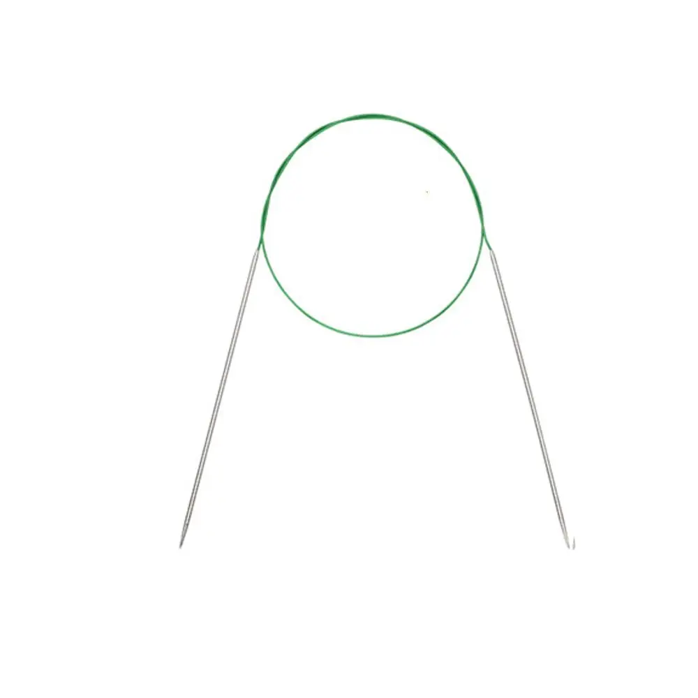 

40/100cm Handmade Round Stainless Steel DIY Crafts Weaving Circular Needle Sewing Pins Knitting Needles Crochet Hook