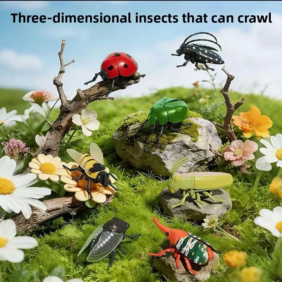 Insect toys, ladybugs, outdoor party decorations, and birthday party gifts