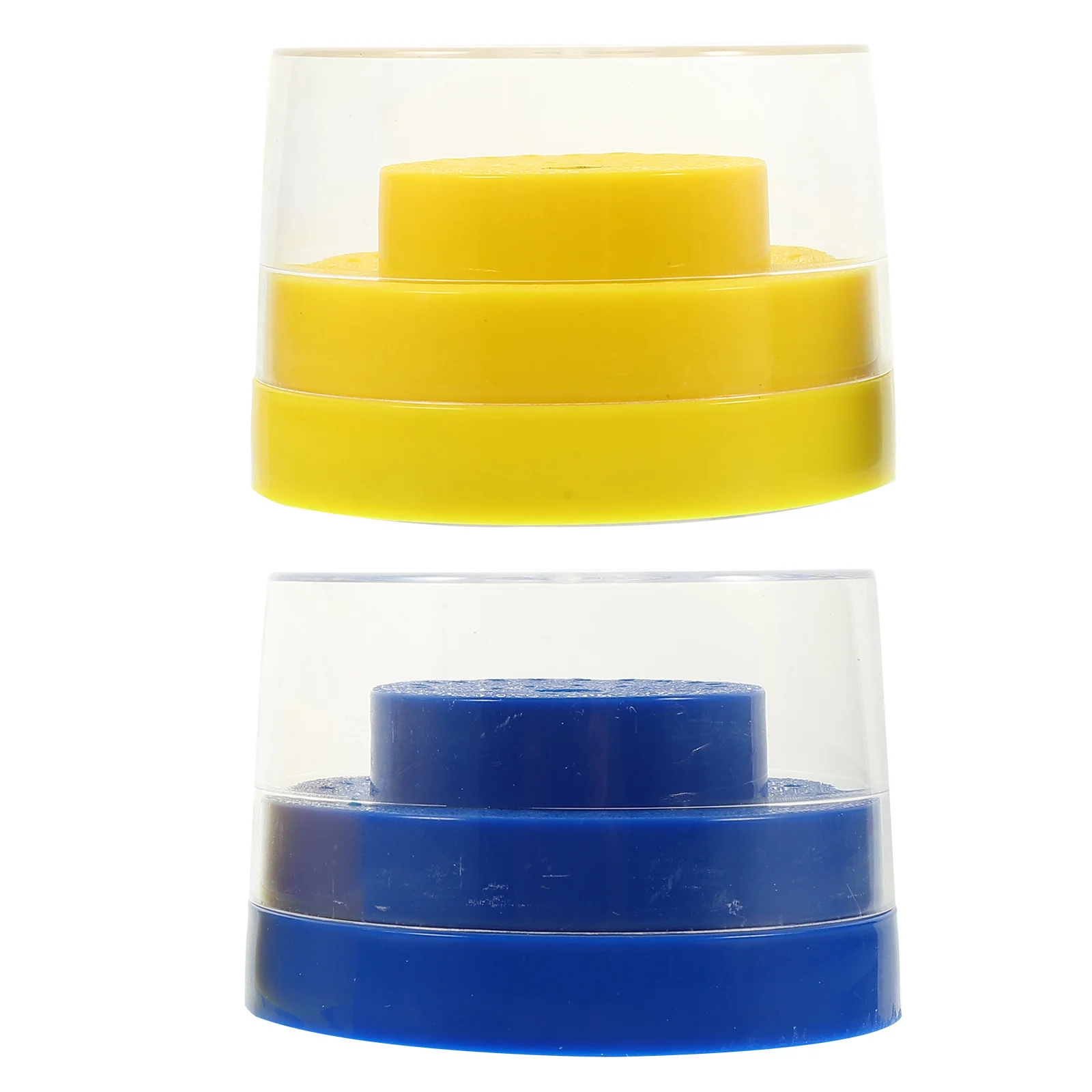 

2Pcs Nail Drill Bits Holder Plastic 60 Holes Storage Organizer Display Stand Nail Bits Holder for Salon Home Use