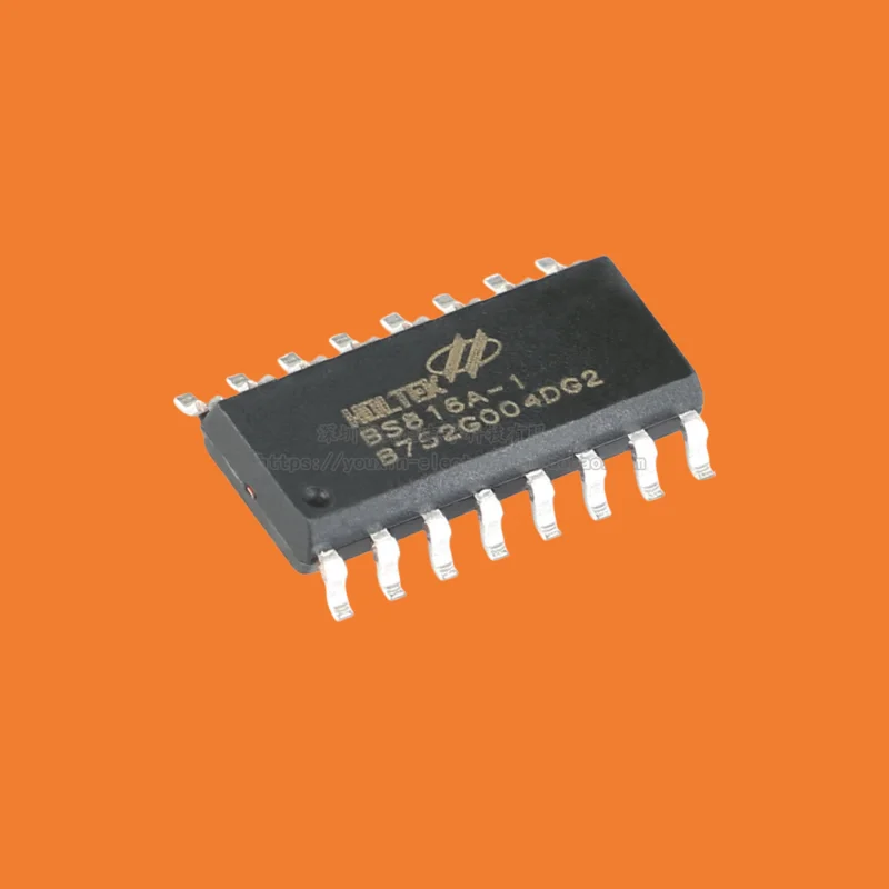 10pcs/Brand new original patch BS816A-1 NSOP-16 6-key capacitive touch button chip IC