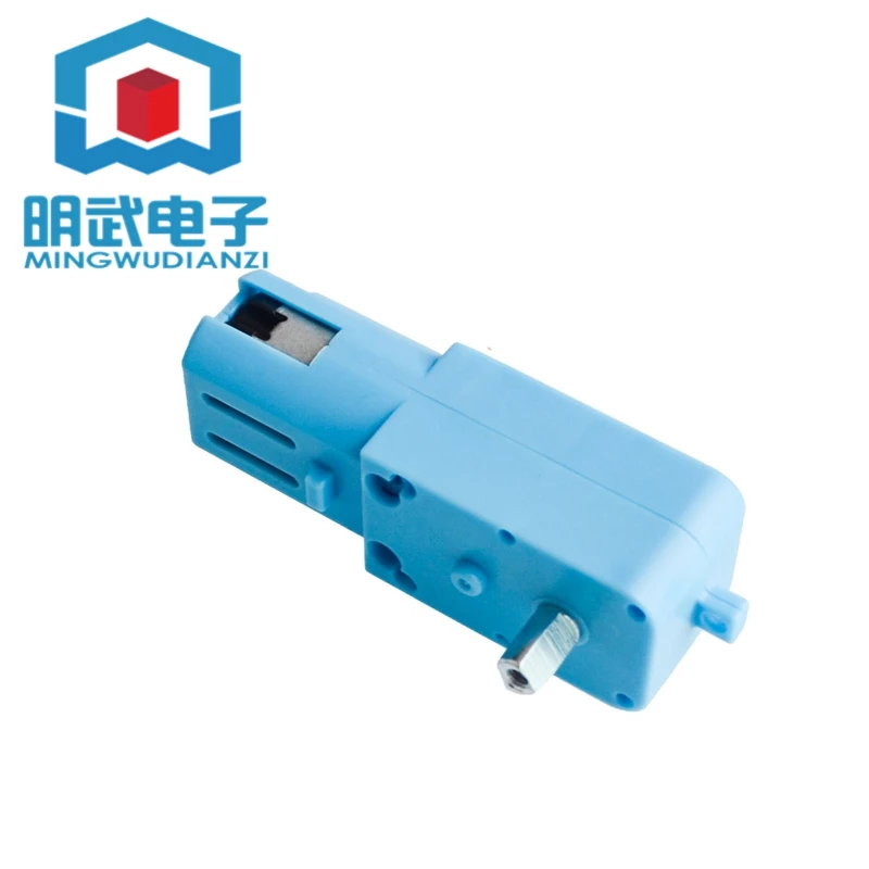 TT Motor Single Shaft Finished Product 1:90 Blue Metal Gear Robot Smart Car Reducer Motor
