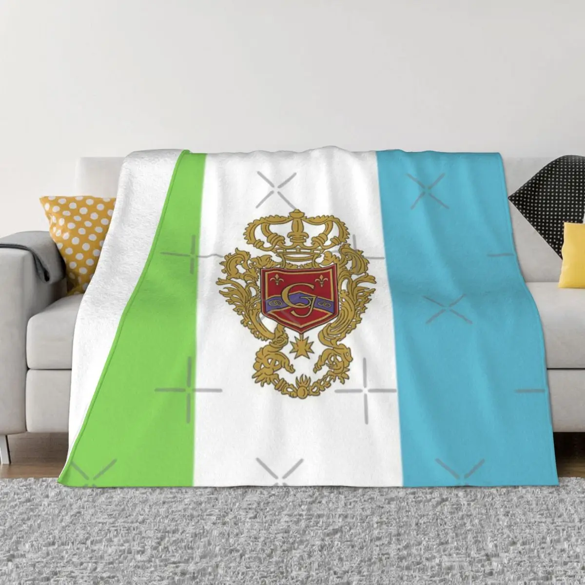 

Genovian Flag Quilt Bed Blanket Winter Blankets Blankets And Blankets Throw Blanket