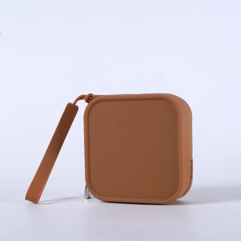 Quadratische Silikon-Kosmetiktasche Große Kapazität Reise-Make-up-Pinselhalter Tragbarer Wasserdichter Organizer für Kosmetika – Detail 12