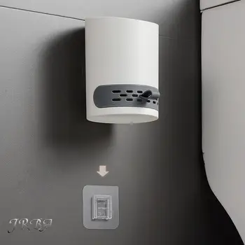 可填充清潔劑的壁掛式馬桶刷套裝,附支架,塑膠材質,TPR刷頭,適用於清潔邊角,浴室配件 8 最佳銷售 浴室配件 - №6