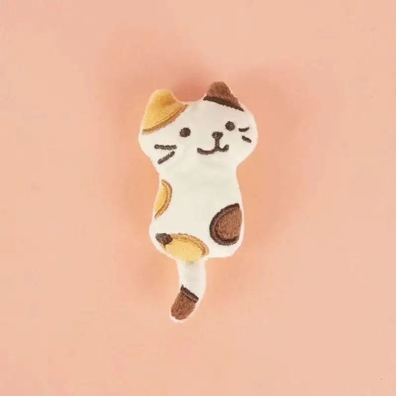 Hot Sale Cute Kitten Plush Bag Pendant Mini Cat Plush Doll Cartoon Plush Doll Bag Charms Soft Animal Stuffed Student Gifts