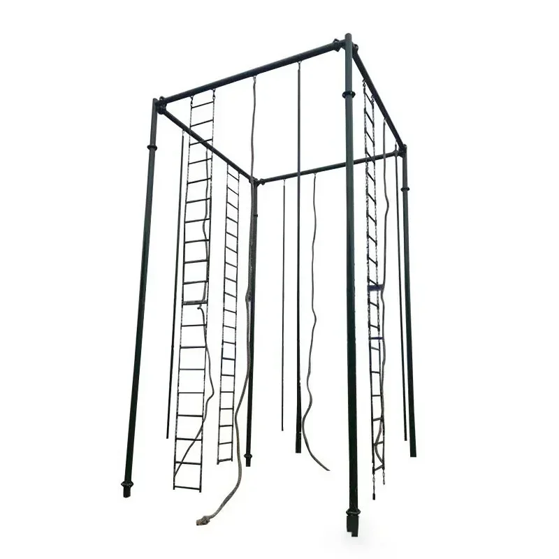 Outdoor training climbing rod  soft ladder three-in-one,   rod rope frame