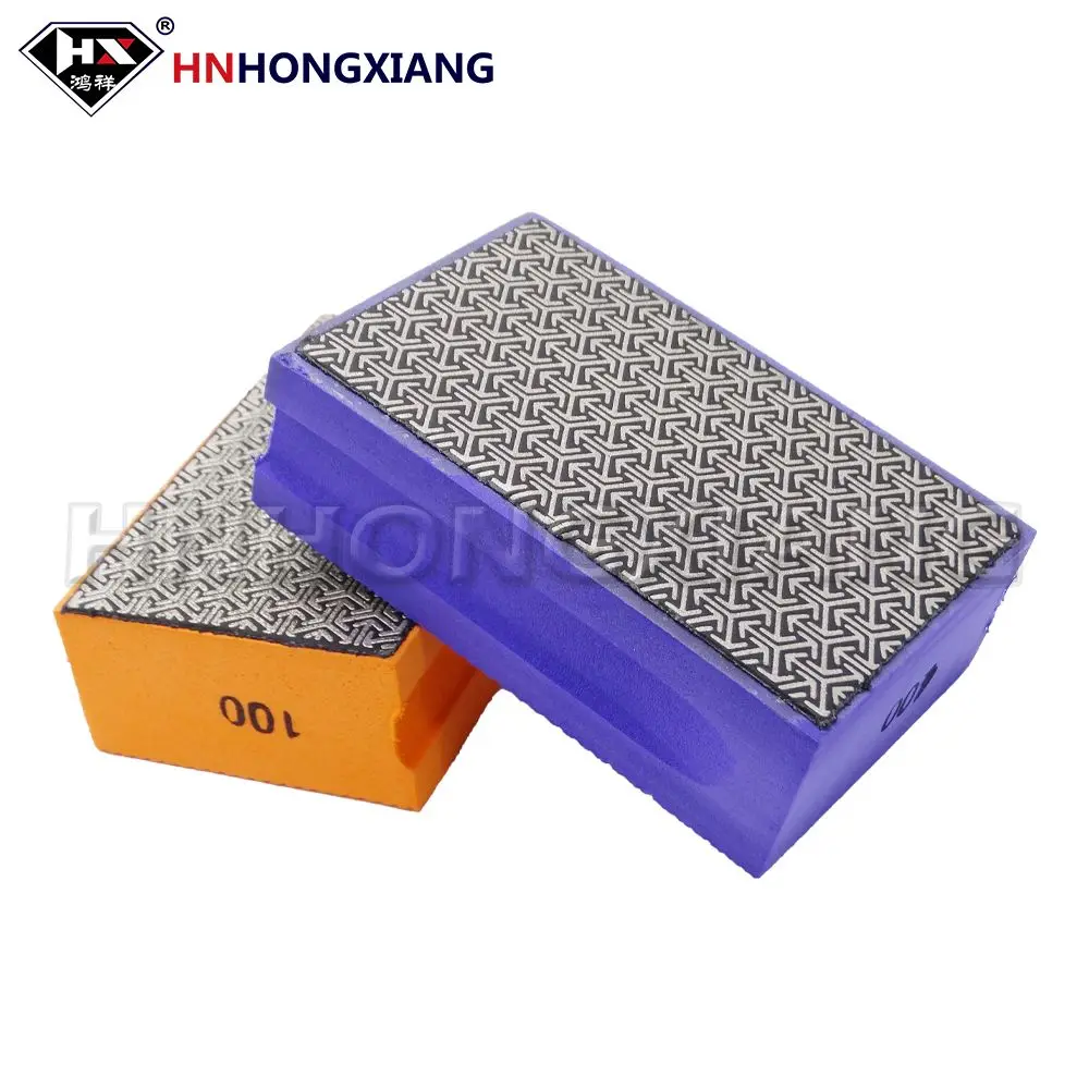 

HX High Quality Hot Selling Electroplated Diamond Hand Pad For Ceramic Tile Resin Hand Wipe
