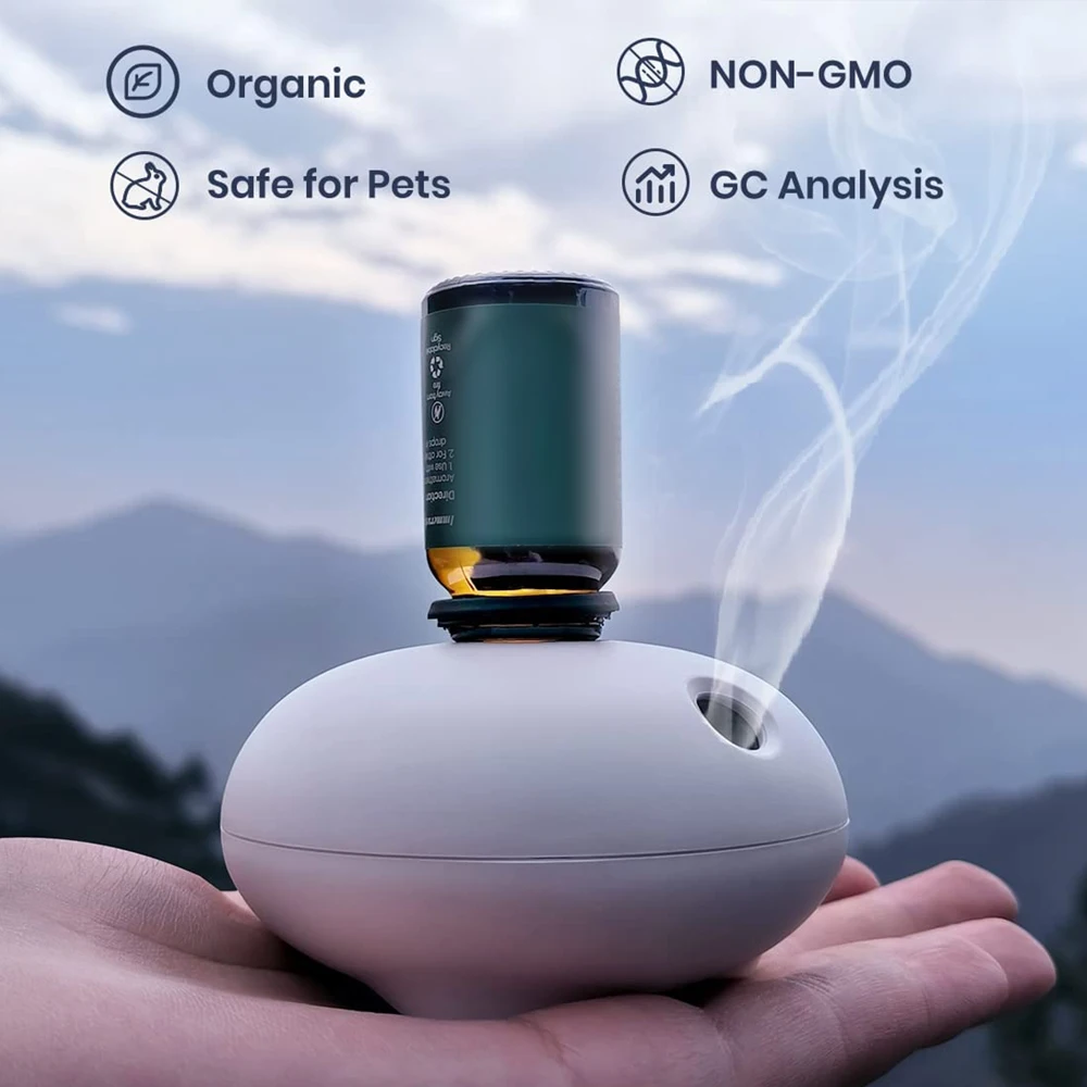 Electric Nebulizing Bubble Aromatherapy Mini Essential Oil Waterless Aroma Diffuser